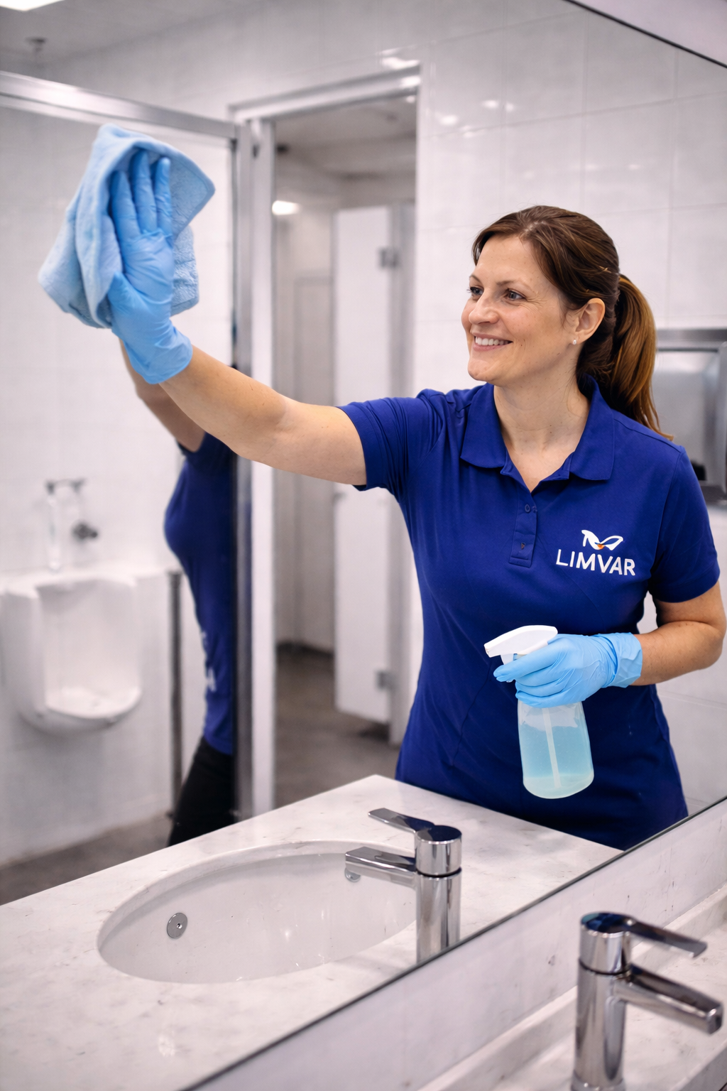 Limpieza de baños en taller LIMVAR